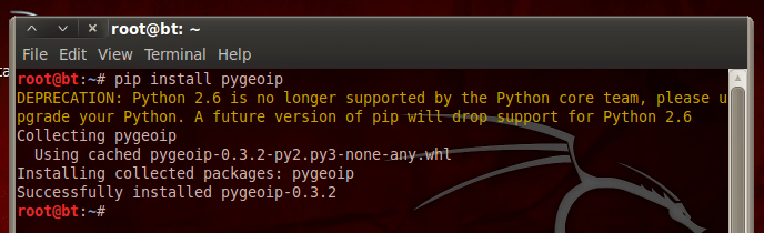 install_pygeoip