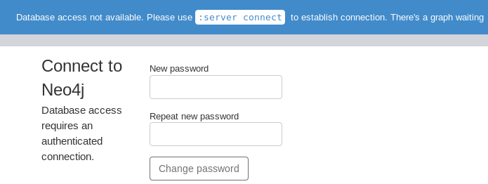 Neo4j password reset