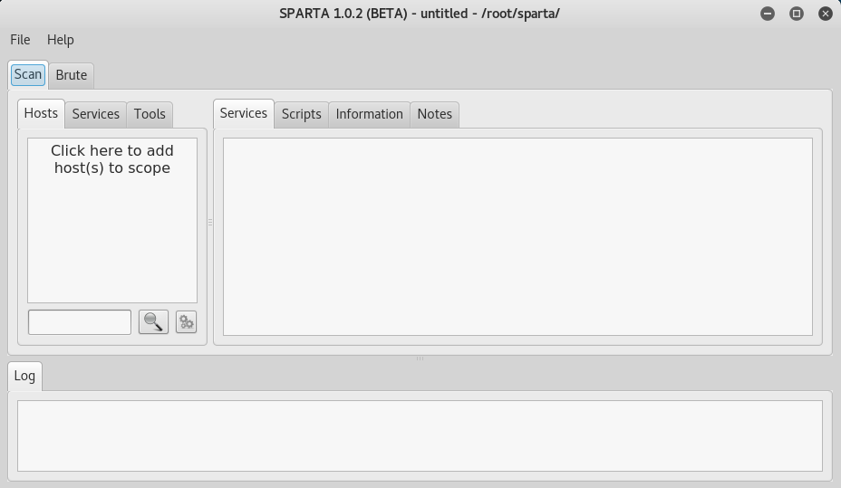 Sparta interface