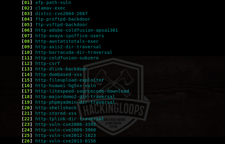 exploit vulnerabilities scripts