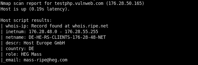 whois information