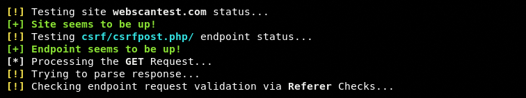 status check