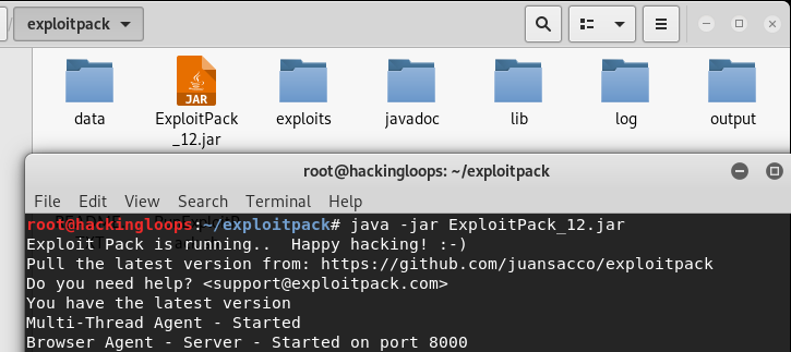 start exploitpack