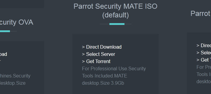 parrot os official repository