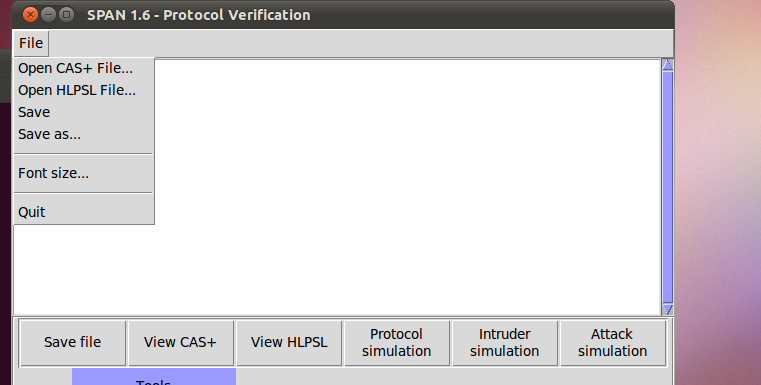 AVISPA HLPSL file load option