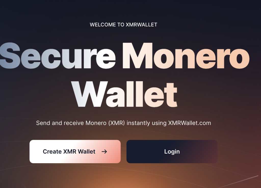 XMRWallet allows us to receive funds from cryptojacking with only a few clicks