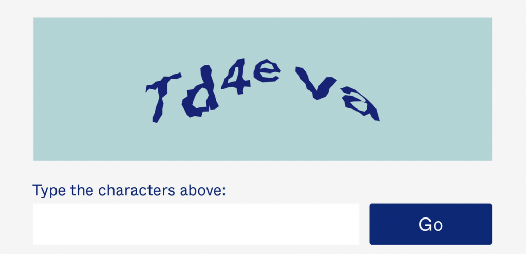 With just squiggly text, it is easy to defeat CAPTCHA using OCR