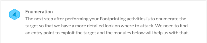 Enumeration is taking Network Footprinting