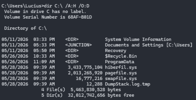 Essentials Windows Command Line Cheat Sheet for Cybersecurity Pros
